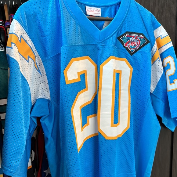 Natrone Means Los Angeles Chargers Mitchell & Ness Authentic Jersey - Large 44 - Picture 2 of 6